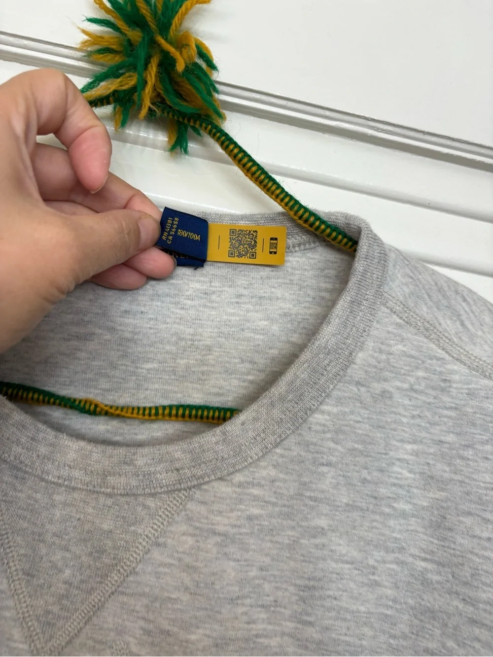 Polo Ralph Lauren Men’s  Big Pony Crewneck Sweatshirt Gray